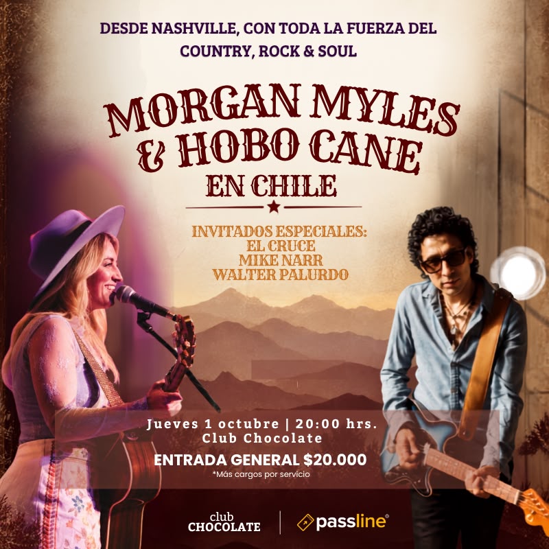 Sonido Nashville: Morgan Myles y Hobo Cane actuarán en vivo